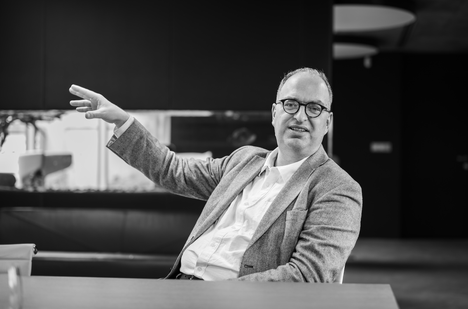 Patrick Zandl při workshopu